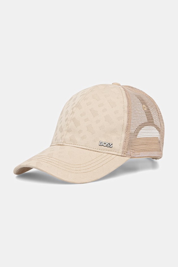 BOSS trucker cap męska Trucker beżowy 50560346