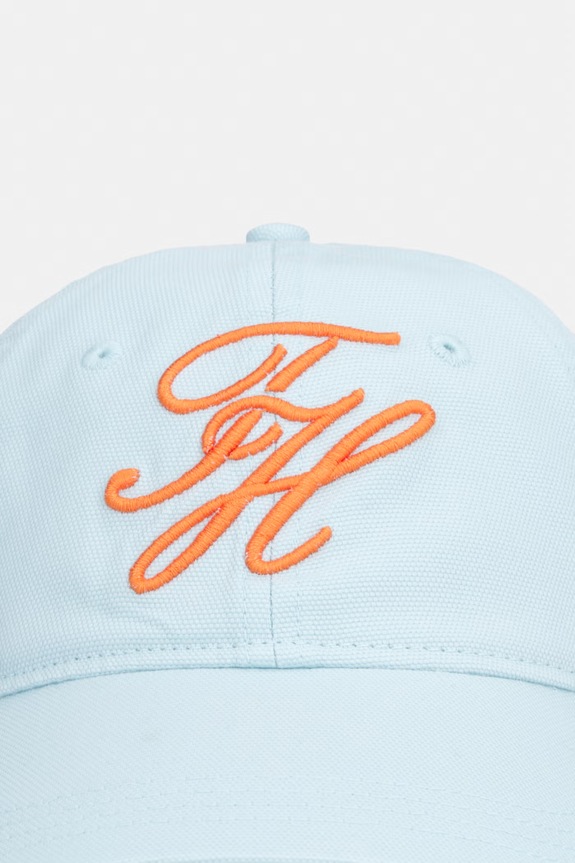 Tommy Hilfiger čiapka so šiltom pánska bavlnená SUMMER AM0AM14120 modrá SS26