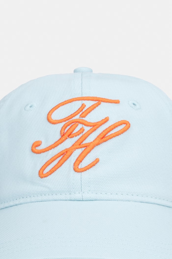 Tommy Hilfiger čiapka so šiltom pánska bavlnená SUMMER AM0AM14120 modrá SS26
