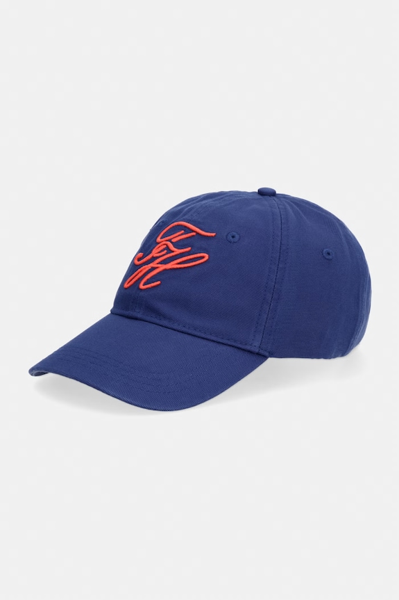 Tommy Hilfiger čiapka so šiltom pánska bavlnená SUMMER tmavomodrá AM0AM14120