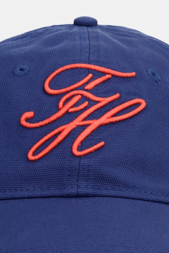 Tommy Hilfiger čiapka so šiltom pánska bavlnená SUMMER AM0AM14120 tmavomodrá SS26