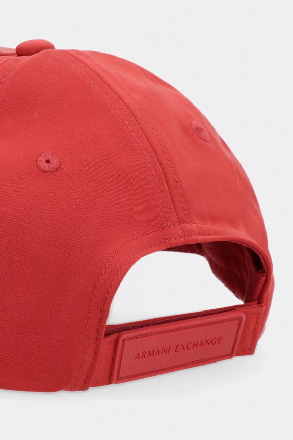 Akcesoria Armani Exchange czapka z daszkiem męska 954079.CC518. bordowy