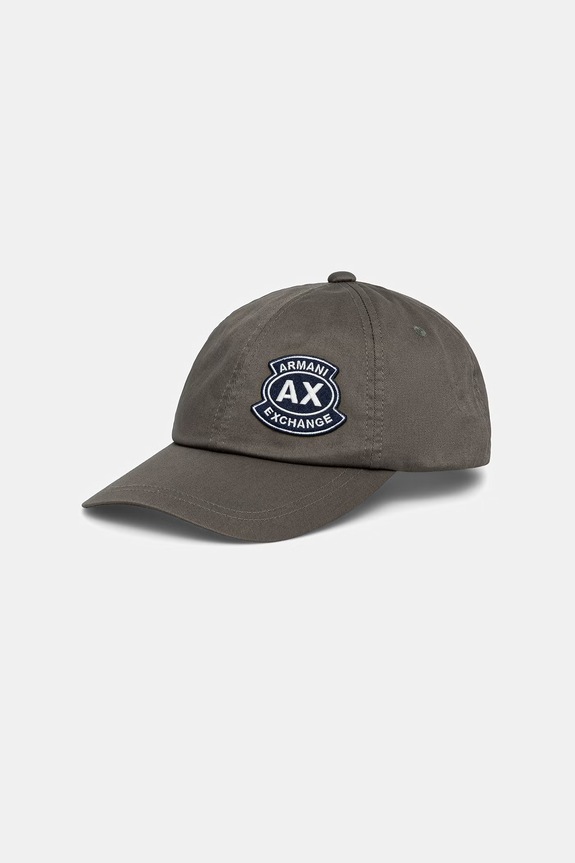 Armani Exchange bejzbalová čiapka pánska bavlnená zelená XM002538.AF15502