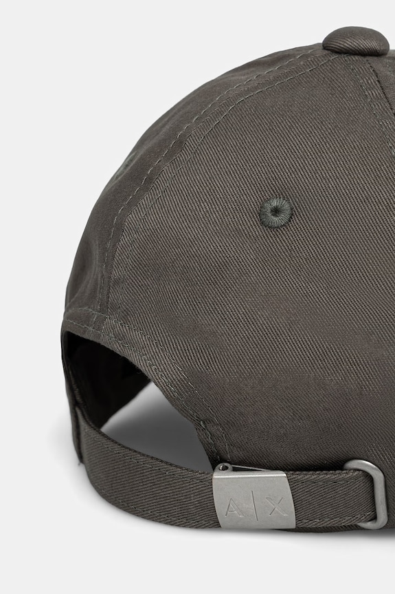 Doplnky Armani Exchange bejzbalová čiapka pánska bavlnená XM002538.AF15502 zelená