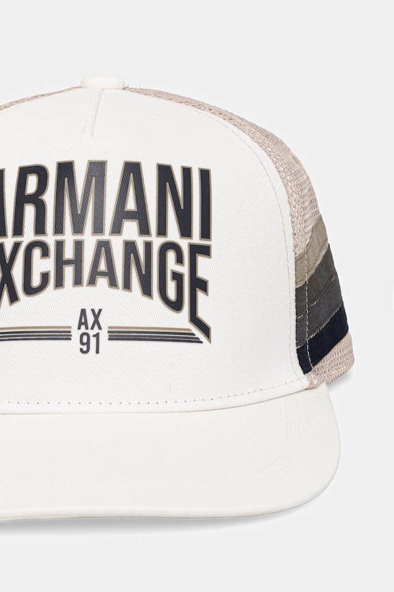 Armani Exchange snapback pánsky XM002542.AF15502 béžová SS26