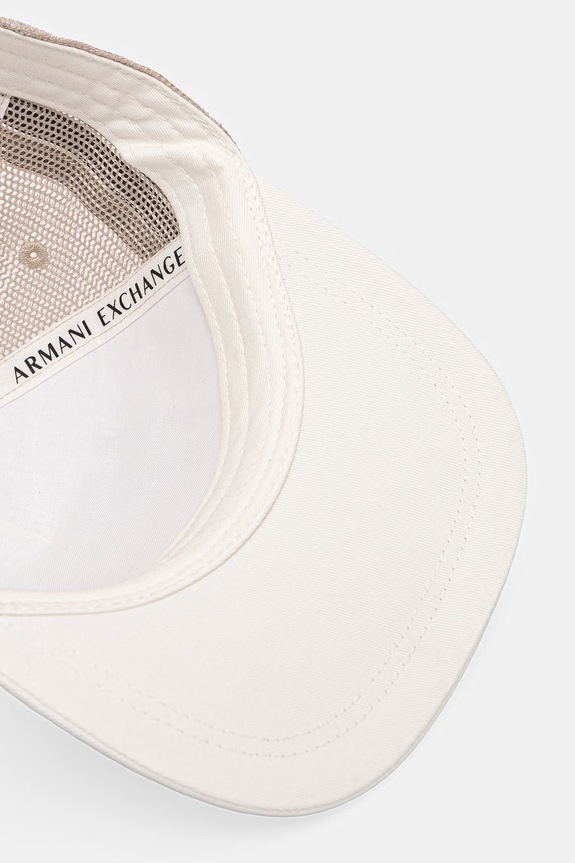 Armani Exchange snapback pánsky béžová XM002542.AF15502