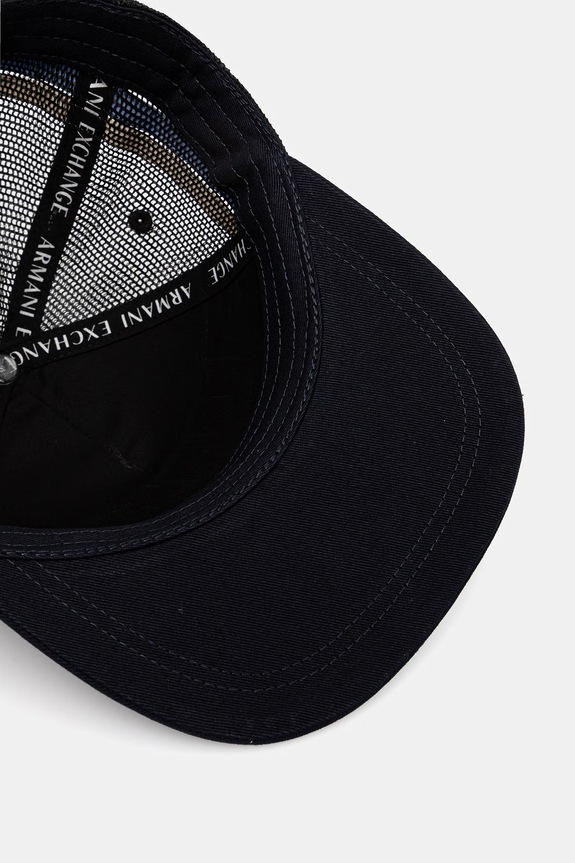 Armani Exchange șapcă snapback pentru bărbați bleumarin XM002542.AF15502