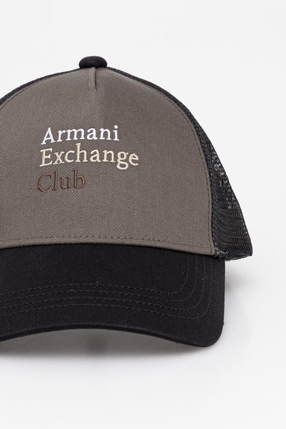 Armani Exchange Trucker kapa za muškarce XM002548.AF15502 zelena SS26