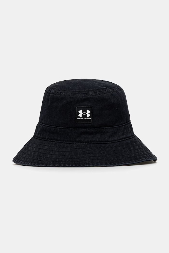 Under Armour καπέλο bucket ανδρικό βαμβακερό ESSENTIAL BUCKET μαύρο 1376704