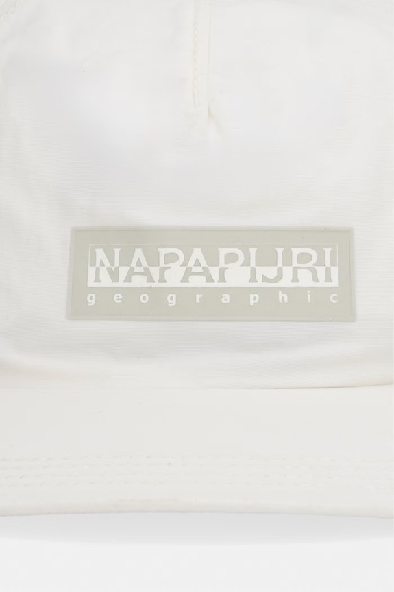 Napapijri czapka baseballowa męska BOX LOGO NP0A4IGBN1A1 beżowy SS26