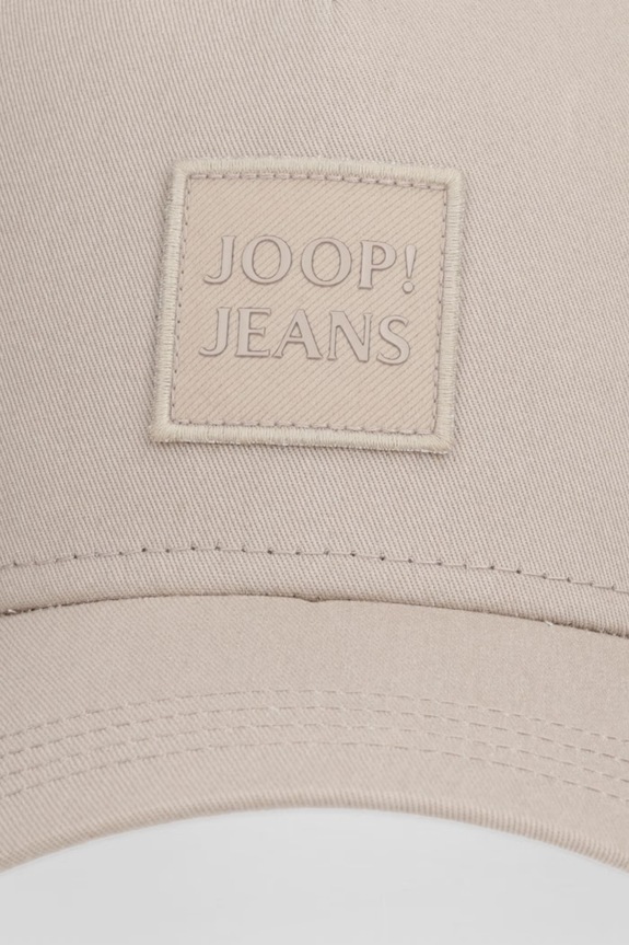 Joop! czapka z daszkiem męska bawełniana 30102281 beżowy SS26