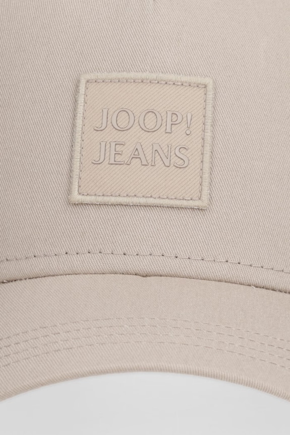 Joop! czapka z daszkiem męska bawełniana 30102281 beżowy SS26