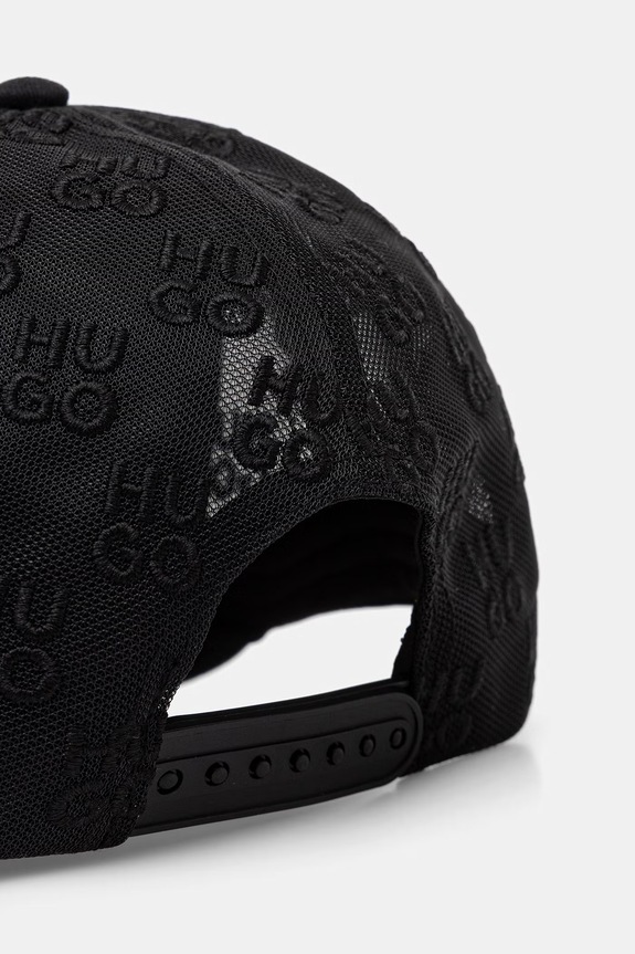 Kiegészítők HUGO trucker cap férfi pamut Marsel-Trucker-SL 50560454 fekete