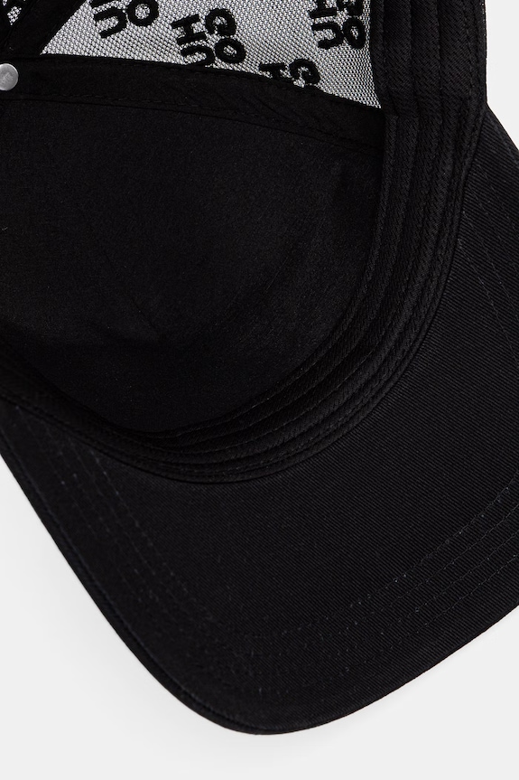 HUGO trucker cap férfi pamut Marsel-Trucker-SL fekete 50560454