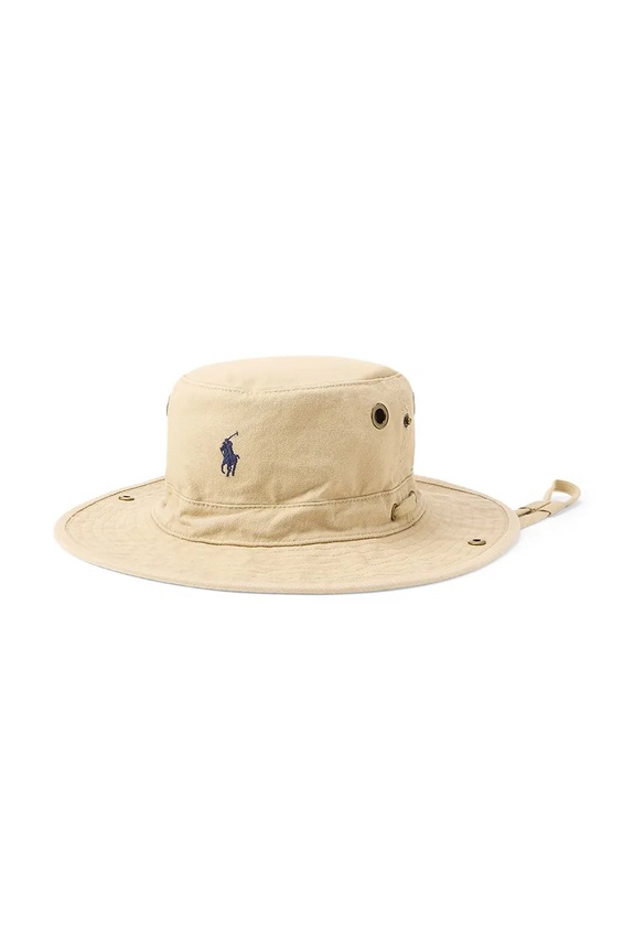 Polo Ralph Lauren COTTON-WOVEN SURF HAT панама бавовняна чоловіча бежевий 449973197003