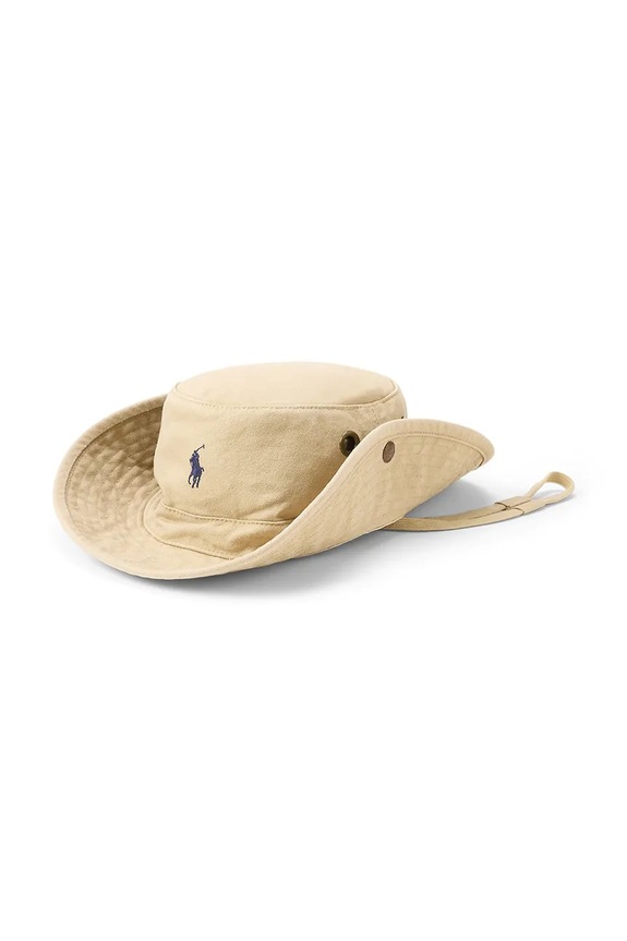 Polo Ralph Lauren COTTON-WOVEN SURF HAT панама бавовняна чоловіча 449973197003 бежевий SS26