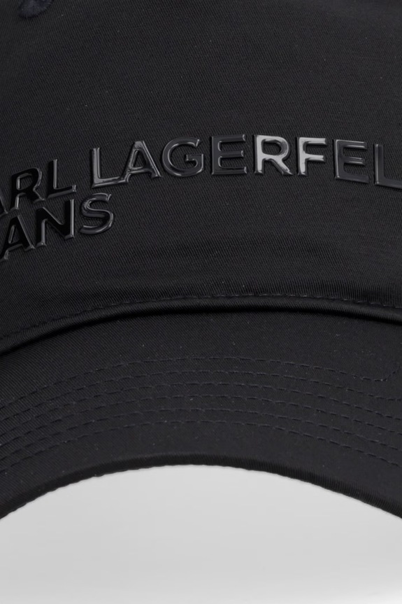 Karl Lagerfeld Jeans czapka z daszkiem męska A2M33028 czarny SS26