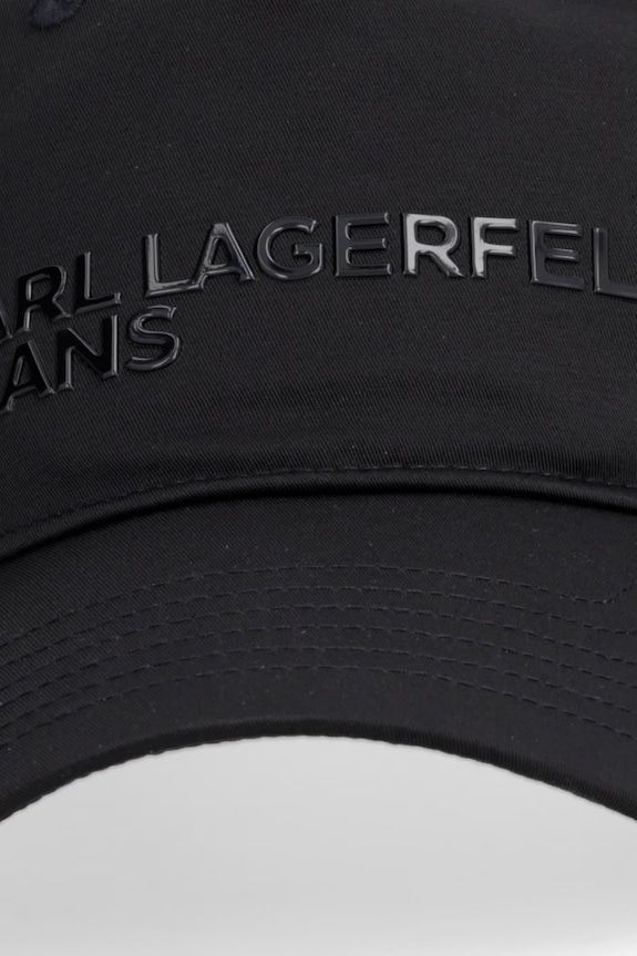 Karl Lagerfeld Jeans czapka z daszkiem męska A2M33028 czarny SS26