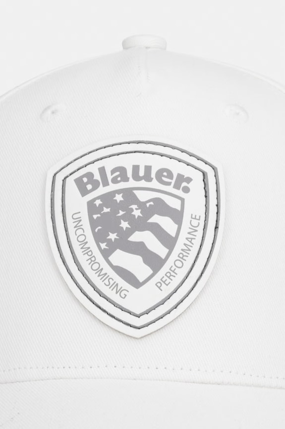 Blauer czapka z daszkiem bawełniana KNIGHT BLUA04463 biały SS26
