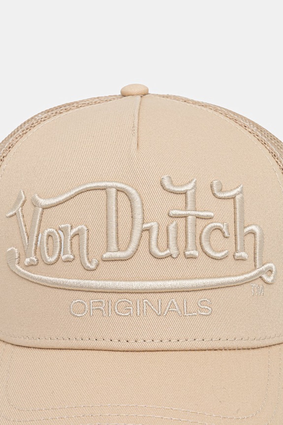 Von Dutch Șapcă de bărbați din bumbac VD.1.CB.EMB bej SS26