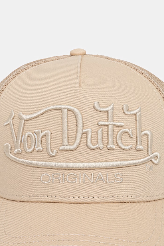 Von Dutch Șapcă de bărbați din bumbac VD.1.CB.EMB bej SS26