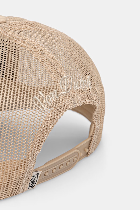 Accesorii Von Dutch Șapcă de bărbați din bumbac VD.1.CB.EMB bej