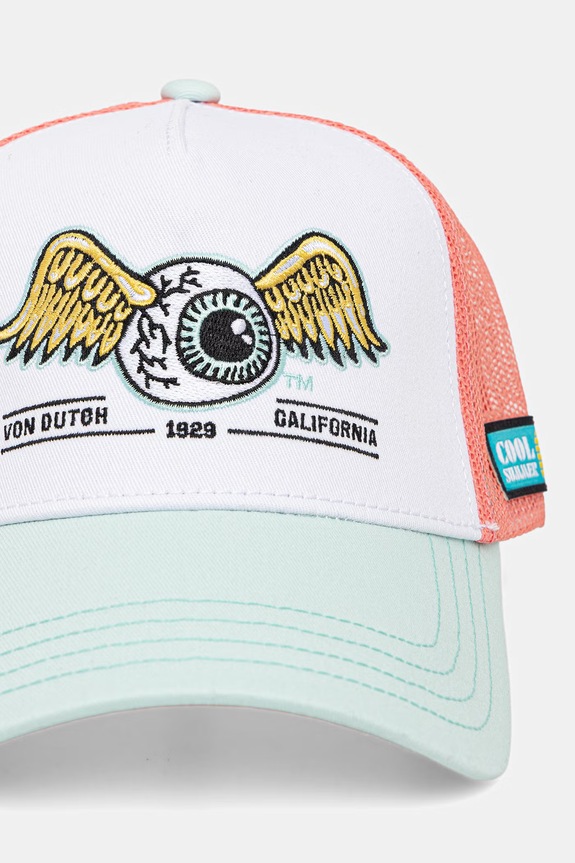 Von Dutch Čiapka so šiltom pánska bavlnená VD.1.CT.SURF ružová SS26