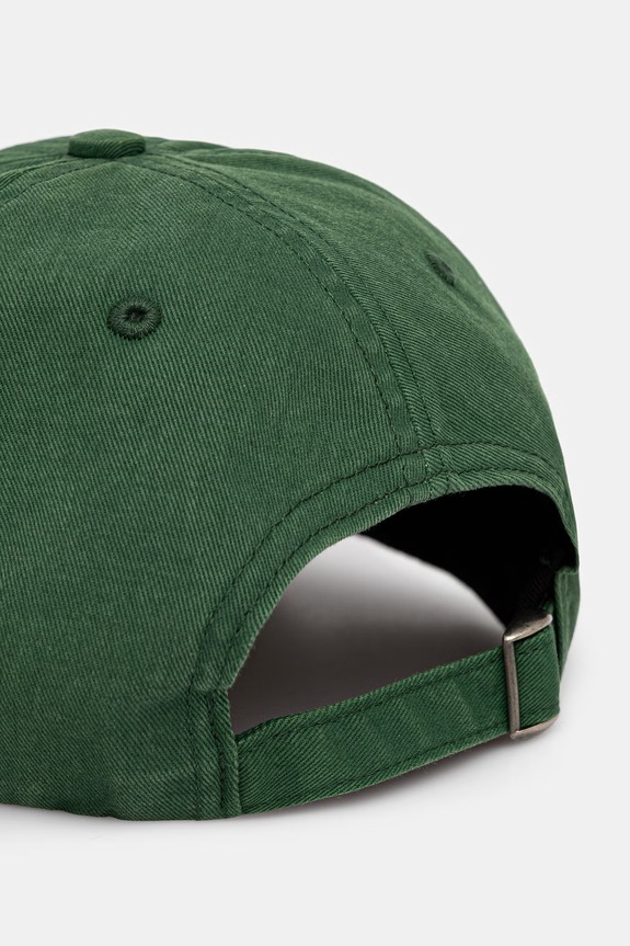 Accessories By Parra End cap with visor cotton Men's 55195 green