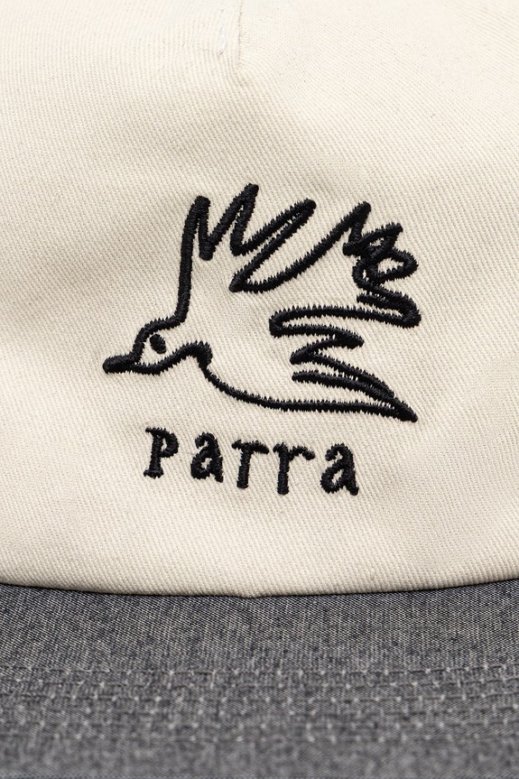 by Parra Yarn bird czapka z daszkiem snapback bawełniana męska 55391 beżowy SS26