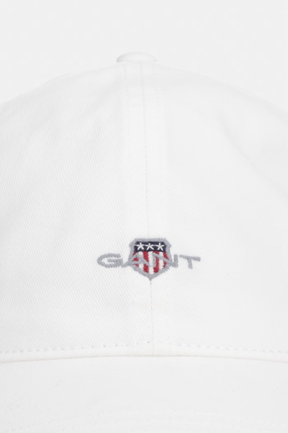 Gant șapcă de baseball din bumbac 9901311 alb SS26