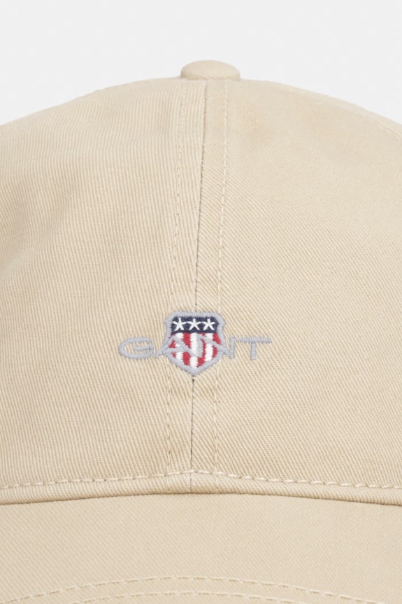 Gant șapcă de baseball din bumbac 9901311 bej SS26