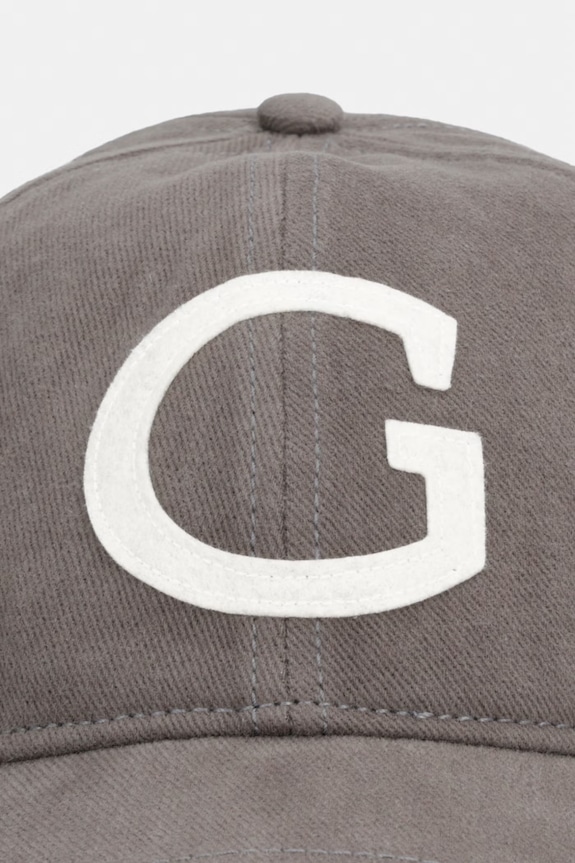 Gant czapka z daszkiem bawełniana 9901312 szary SS26