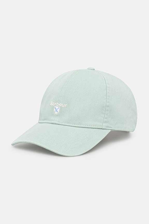 Barbour MHA0274BU11 czapka z daszkiem bawełniana męska zielony MHA0274BU11