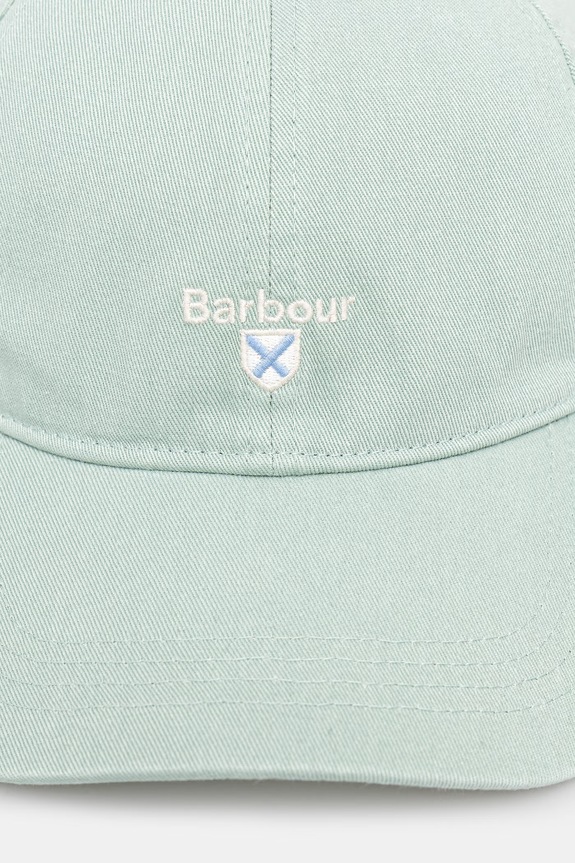 Barbour MHA0274BU11 czapka z daszkiem bawełniana męska MHA0274BU11 zielony SS26