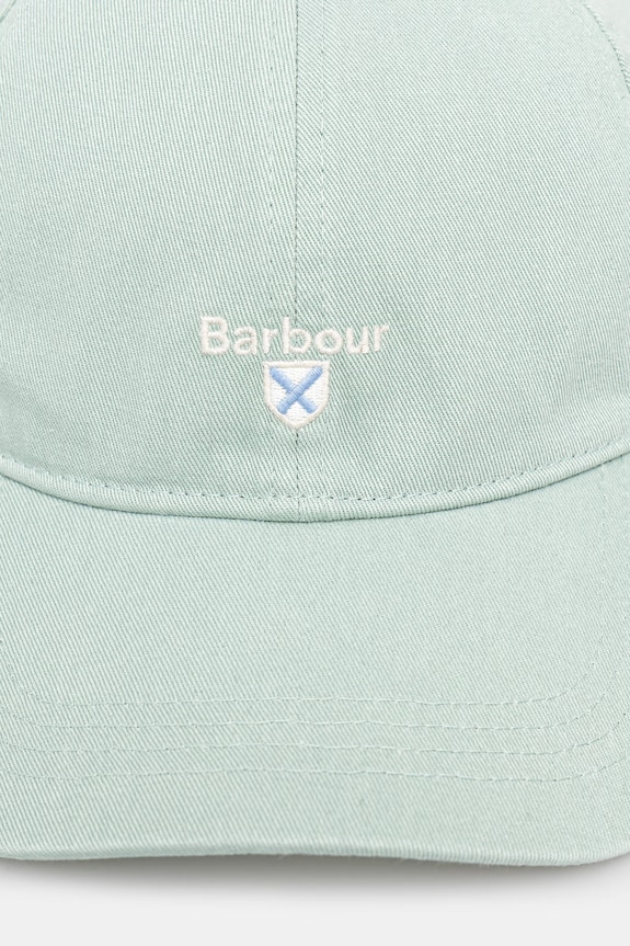 Barbour MHA0274BU11 czapka z daszkiem bawełniana męska MHA0274BU11 zielony SS26