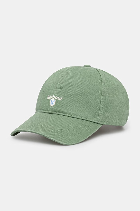 Barbour MHA0274GN97 baseball cap bawełniany męski zielony MHA0274GN97