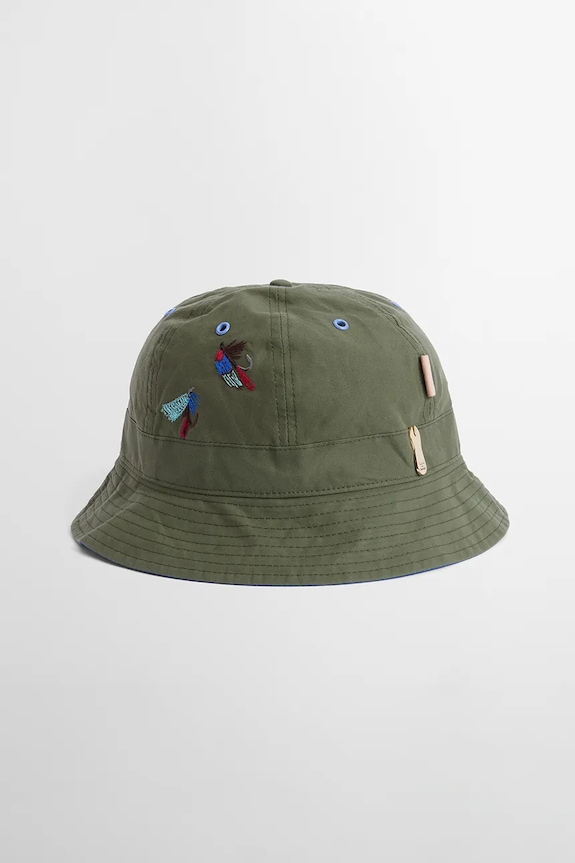 Barbour x Paul Smith 6 Panel καπέλο βαμβακερό Ανδρικό πράσινο MHA0965GN32