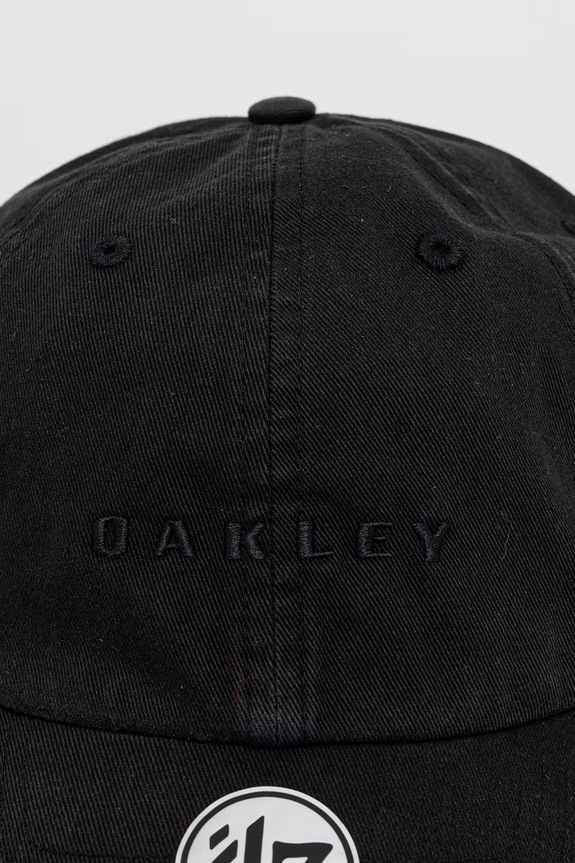 Oakley czapka bejsbolowa męska bawełniana FOS902103 czarny SS26