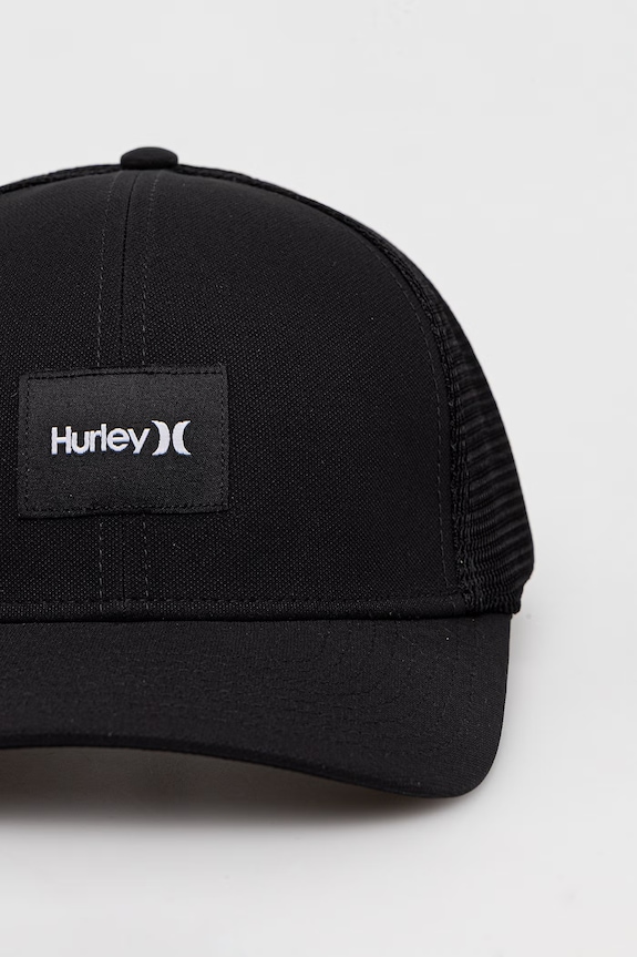 Hurley șapcă trucker pentru bărbați CW5706 negru SS26
