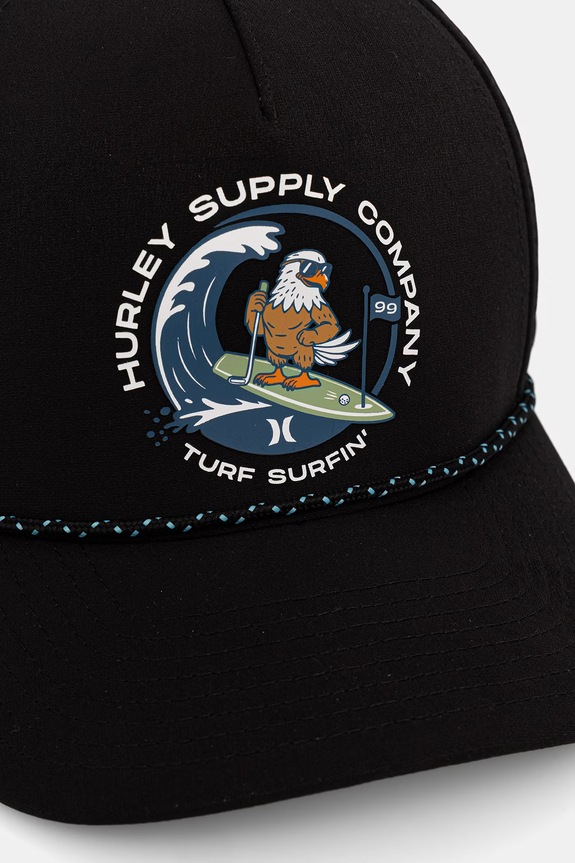 Hurley Snapback za muškarce HIHM0417 crna SS26