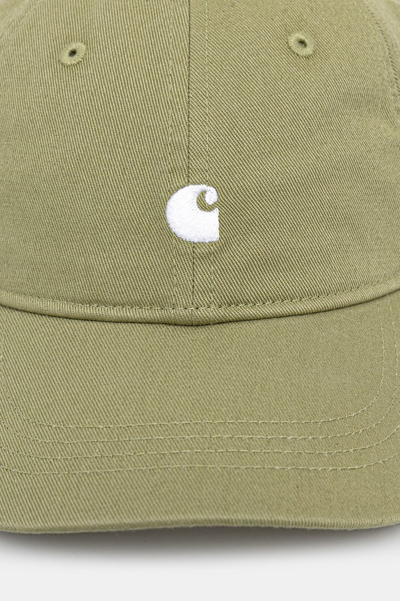 Carhartt WIP Madison Logo Cap бейсболка джинсова чоловіча I036730.3N8XX зелений SS26