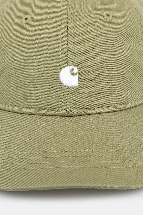 Carhartt WIP Madison Logo Cap бейсболка джинсова чоловіча I036730.3N8XX зелений SS26