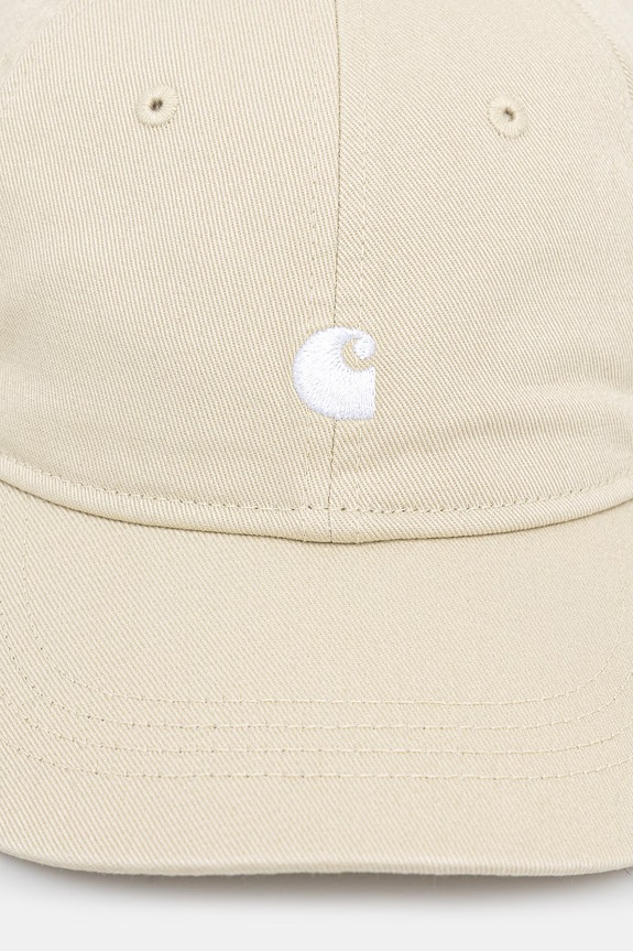 Carhartt WIP Madison Logo Cap șapcă de baseball din bumbac pentru bărbați I036730.3M7XX bej SS26