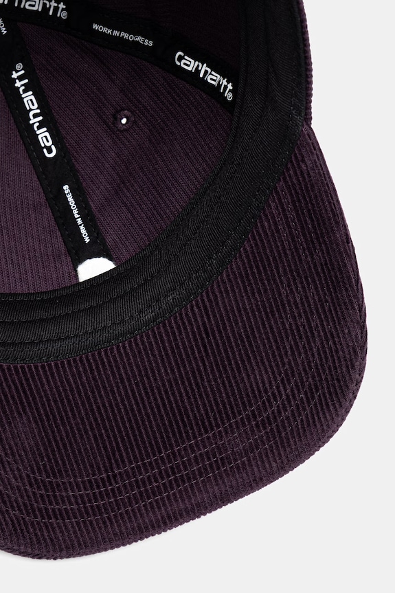 Carhartt WIP Harlem Cap бейсболка вельветова чоловіча фіолетовий I036729.3MFXX