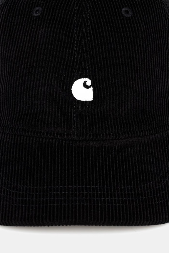 Carhartt WIP Harlem Cap бейсболка вельветова чоловіча I036729.K02XX чорний SS26
