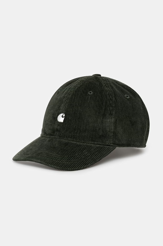 Carhartt WIP Harlem Cap кепка вельветова чоловіча зелений I036729.3DEXX