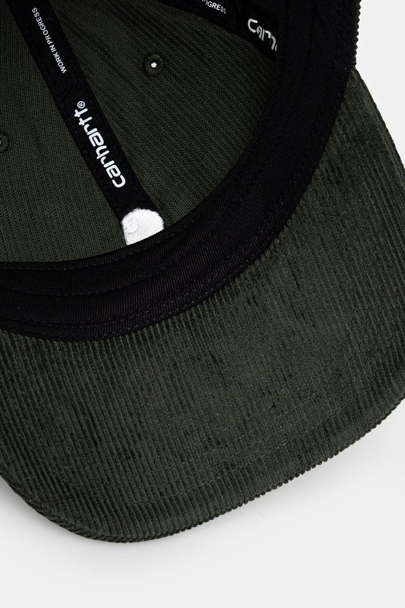 Carhartt WIP Harlem Cap кепка вельветова чоловіча зелений I036729.3DEXX