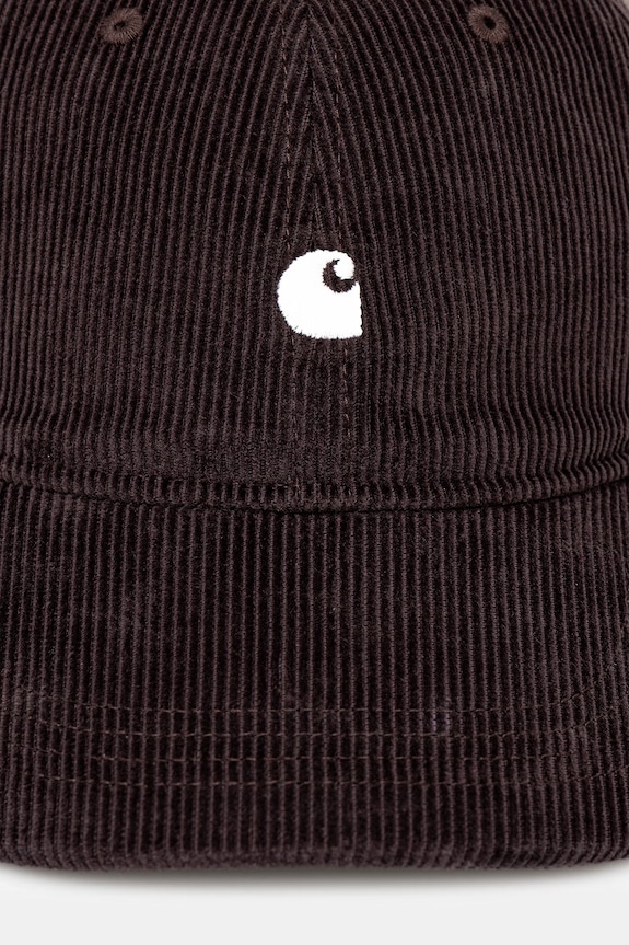 Carhartt WIP Harlem Cap șapcă baseball din catifea reiată pentru bărbați I036729.3M6XX maro SS26