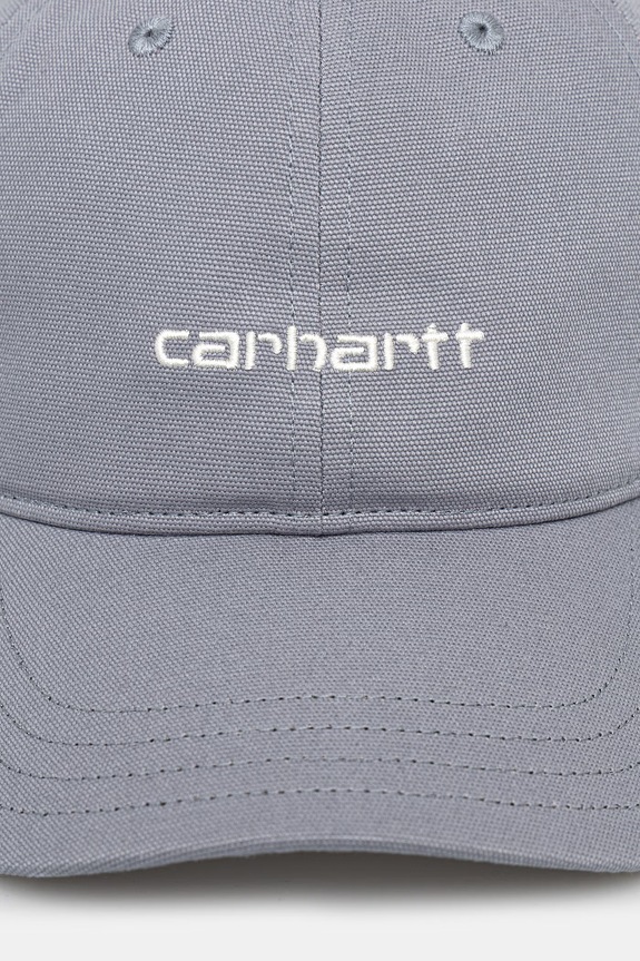 Carhartt WIP Canvas Script Cap бейсболка бавовняна чоловіча I028876.1SFXX блакитний SS26