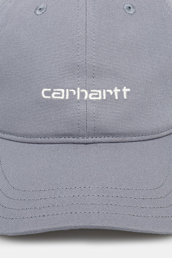 Carhartt WIP Canvas Script Cap бейсболка бавовняна чоловіча I028876.1SFXX блакитний SS26